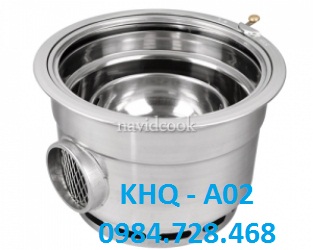 Mẫu bếp nướng Hàn Quốc hút dưới